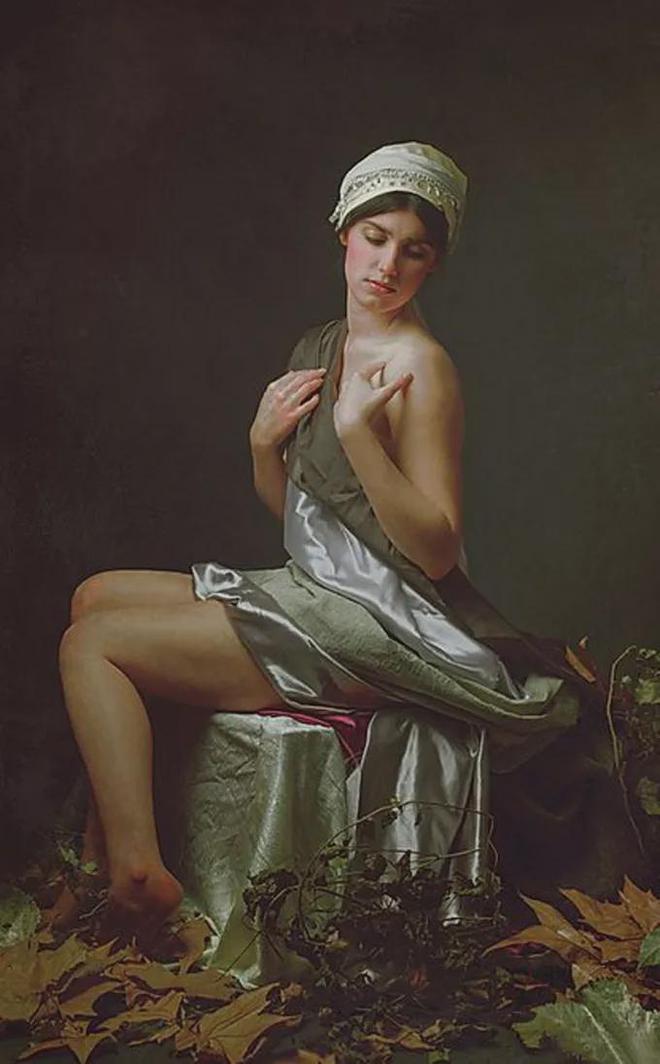 宛如古典油画般的性感女模特太美了(图7)