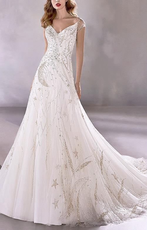 顶级奢华高定婚纱礼服Pronovias2020系列星光斑斓梦幻轻盈(图1)