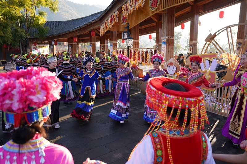 “四季村晚”迎新年(图2)