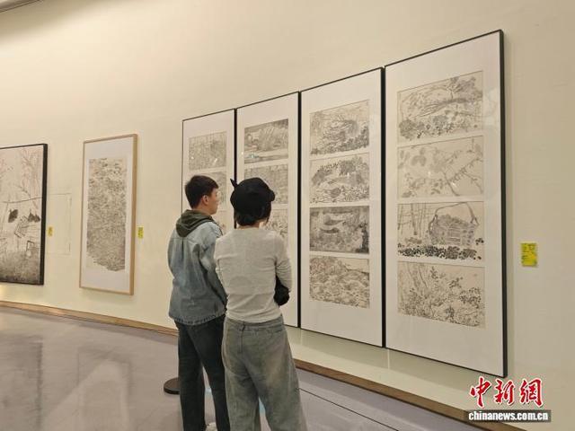 300余件作品亮相陕西当代中国花鸟画研究展(图2)