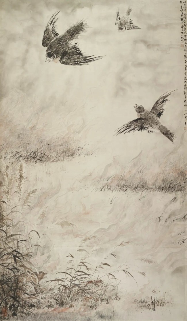 易倍EMC平台：“与物为春·刘万鸣艺术展”众家谈㊸茹峰：营造出既高远又空灵、既充实又留白的艺术境界(图2)