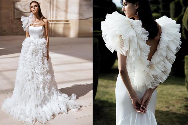 时尚婚纱让人想结婚2023年的最新潮流款准新娘可参考(图5)